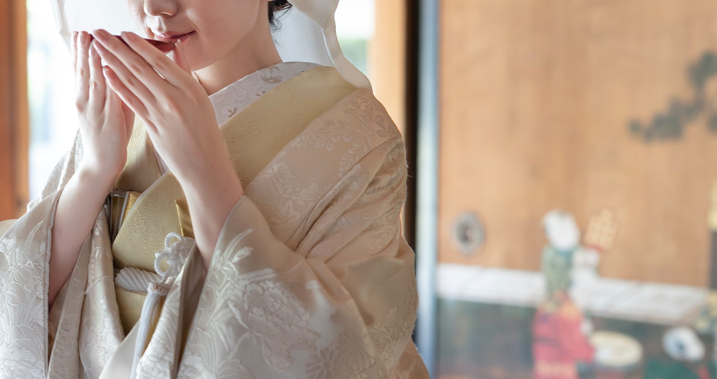 大府の結婚式で着る白無垢と和装